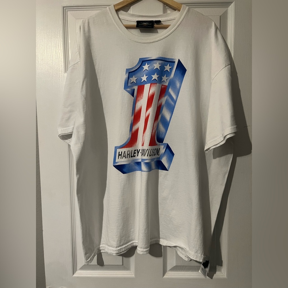 Harley-Davidson White Short Sleeve Tee